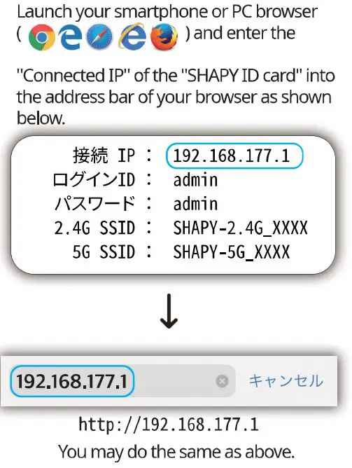 VRONTO TECH VT-P100 Shapy 1200M Wireless Extender Instruction Manual - Let's start your browser