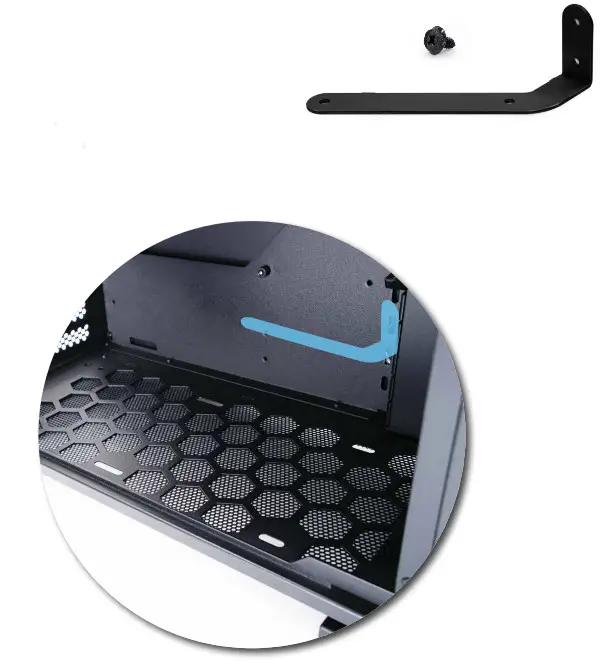 InWin 301C Tempered Glass Mini Tower Desktop Chassis - Expansion Card Installation