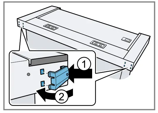 BLAUPUNKT 5DA36453 Flat Hood - Preparing the appliance