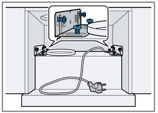 BLAUPUNKT 5DA36453 Flat Hood - brackets