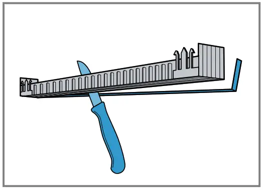 BLAUPUNKT 5DA36453 Flat Hood - closing strip