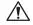 COSTWAY Motorized Treadmill - Warning Icon