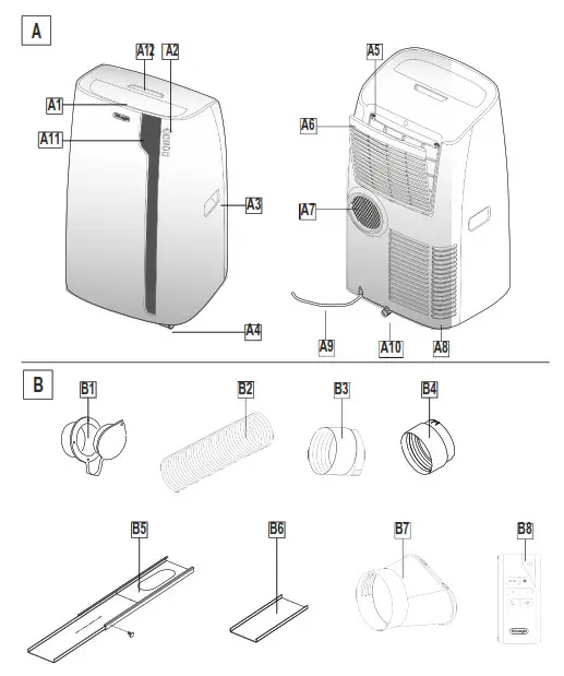 DeLonghi EX Series EX120 Portable Air Conditioner- 2