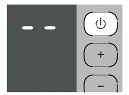 DeLonghi EX Series EX120 Portable Air Conditioner- CONTROL PANEL