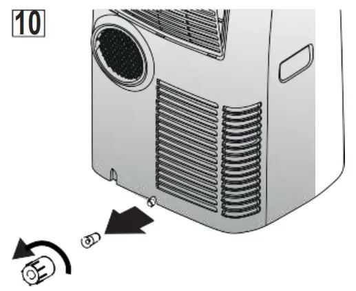 DeLonghi EX Series EX120 Portable Air Conditioner- figure 10