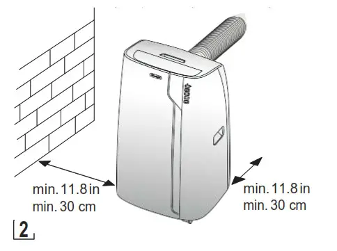 DeLonghi EX Series EX120 Portable Air Conditioner- figure 2