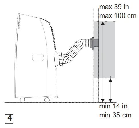 DeLonghi EX Series EX120 Portable Air Conditioner- figure 4