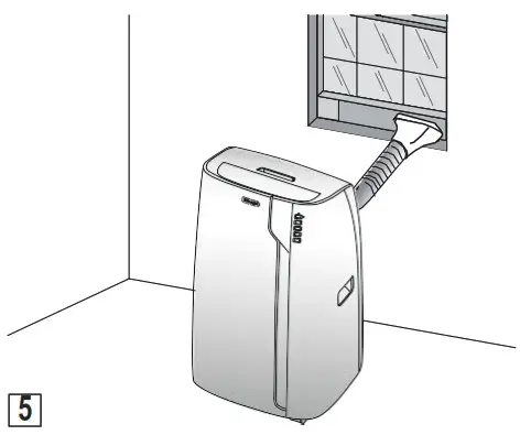 DeLonghi EX Series EX120 Portable Air Conditioner- figure 5