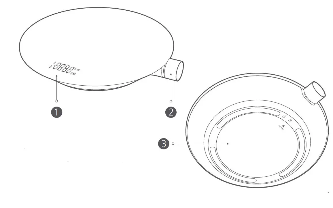Shanghai Hoto Technology QWCFC001 HOTO Smart Kitchen Scale fig1
