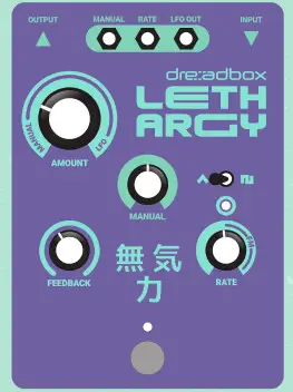 dreadbox DBX-LRGY 8 Stage Phaser Effect Pedal- 1