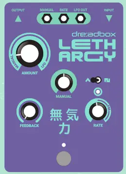 dreadbox DBX-LRGY 8 Stage Phaser Effect Pedal- 3