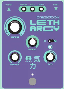 dreadbox DBX-LRGY 8 Stage Phaser Effect Pedal- 7