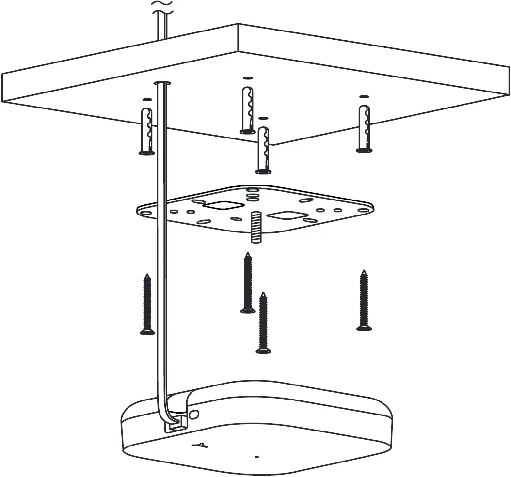 Ceiling Mount Plate Assembly