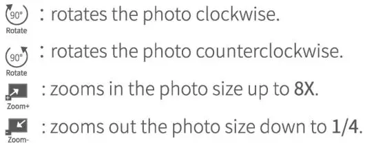 VANKYO Performance V610 Projector - Buttons for Photos