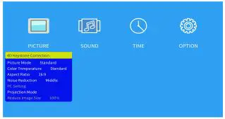VANKYO Performance V610 Projector - Picture Settings