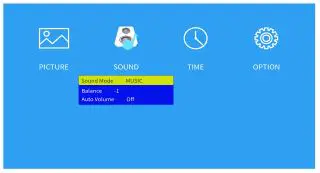 VANKYO Performance V610 Projector - SOUND Settings