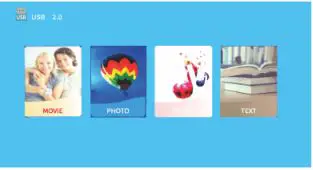 VANKYO Performance V610 Projector - main interface