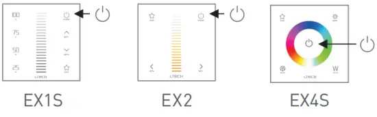 Match code between touch panel & gateway