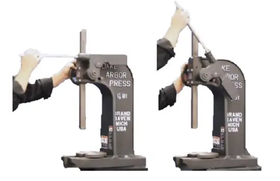 DAKE-3A-Ratchet-Lever-Arbor-Press-fig-2