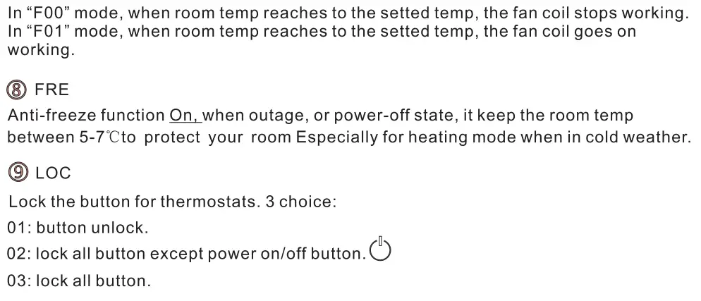 BEOK TGP51WIFI-AC Fan Coil Thermostat Instruction Manual - Senior