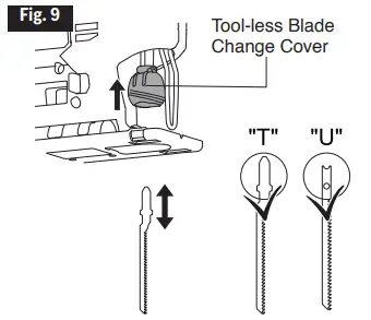 SKIL JS820301 20V 7 8 Inch Stroke Length Orbital Jigsaw - Fig. 9