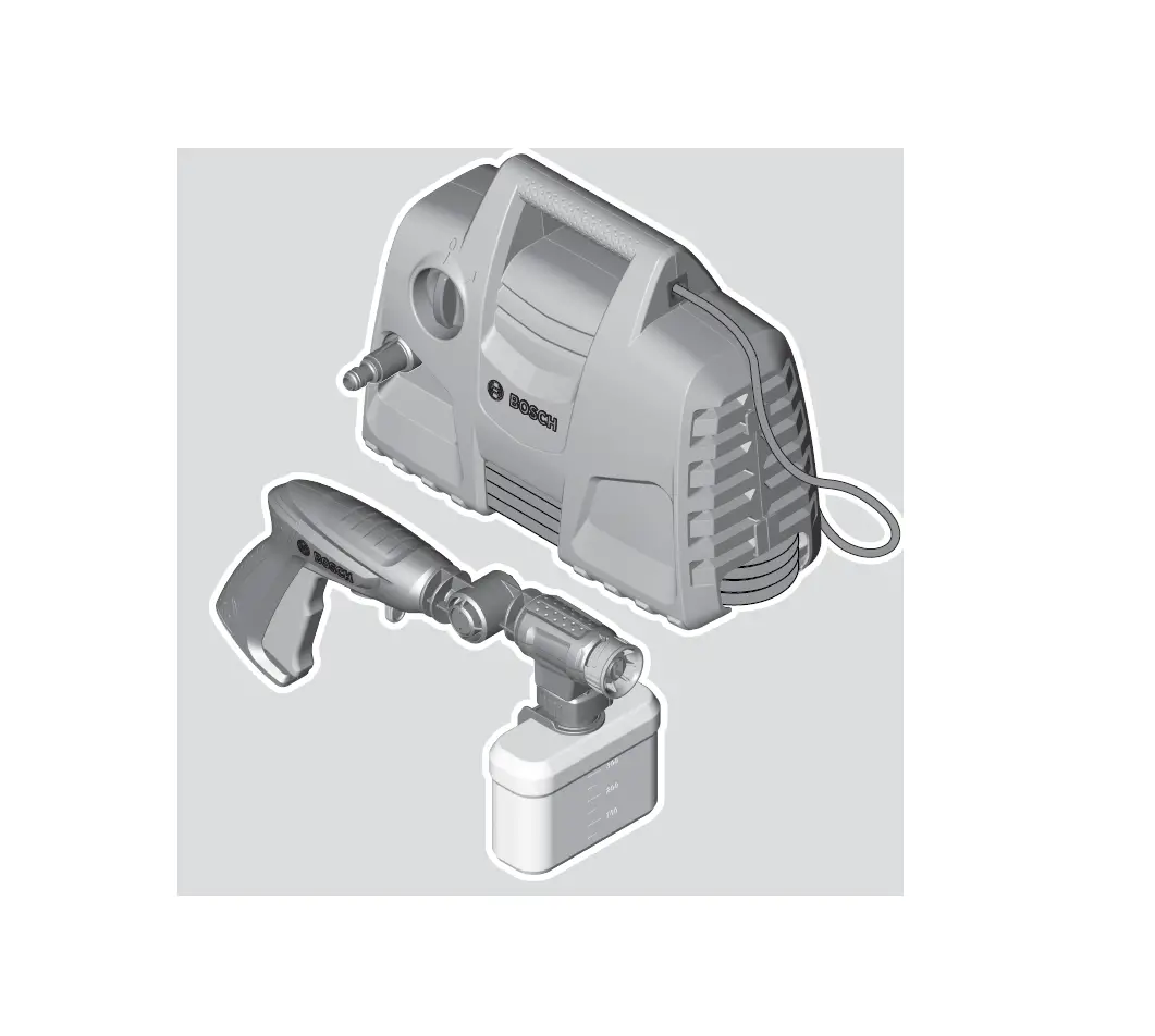 Bosch Easyaquatak 100 Pressure Washer Instruction Manual