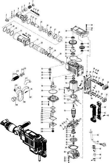 ZI-ABH1500D - explosion drawing 2