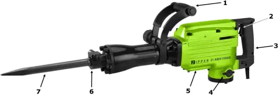 ZIPPER ZI-ABH1500D - Components