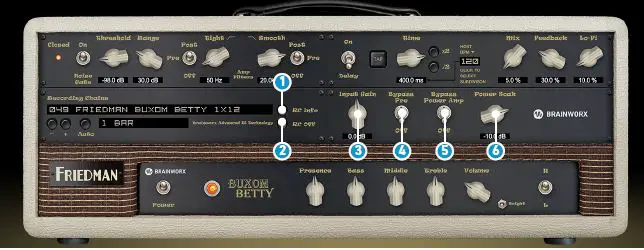 FRIEDMAN Buxom Betty 50-Watt Guitar Tube Amplifier FIG 10