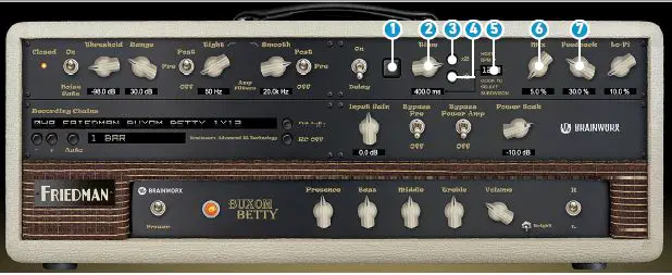 FRIEDMAN Buxom Betty 50-Watt Guitar Tube Amplifier FIG 7