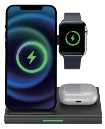 Shen Zhen Gtl Technology G603 3 In 1 Fast Wireless Charger