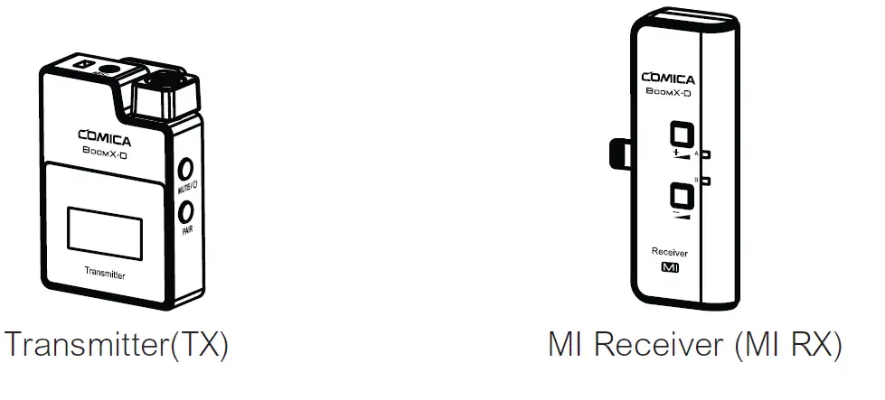 COMICA BoomX-D MI 2.4G Digital Dual-Channel Wireless Microphone 3