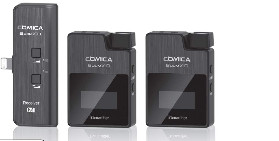 COMICA BoomX-D MI 2.4G Digital Dual-Channel Wireless Microphone pro