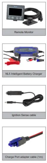 National Luna DC25 Distribution Box Dual Battery System &amp Colar Charger - Optional Accessories