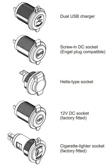 National Luna DC25 Distribution Box Dual Battery System & Colar Charger - Replaceable Modules 1