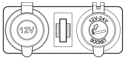 National Luna DC25 Distribution Box Dual Battery System & Colar Charger - Replaceable Modules