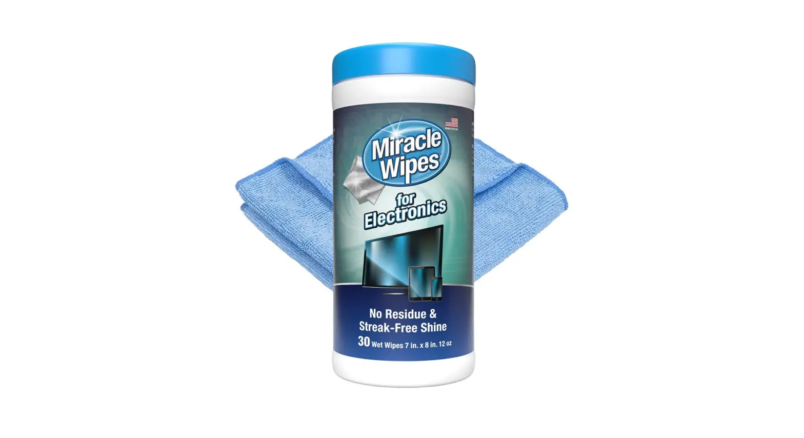Miraclewipes For Electronics Cleaning - Screen Wipes Designed For Tv, Phones, Monitors And More-complete Features/user Guide
