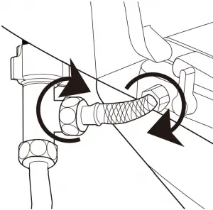 Connecting Water Inlet Hose 5b