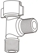 T-shaped connector
