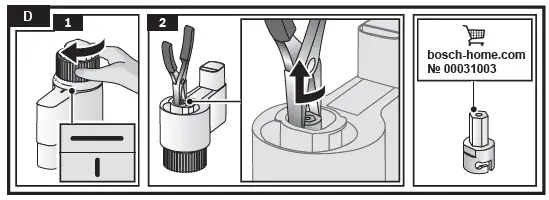 BOSCH MUZ4GM3 Grinding Mill fig 10