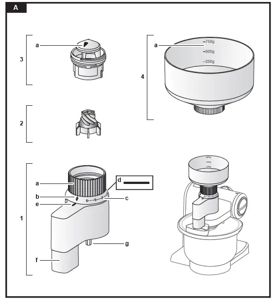 BOSCH MUZ4GM3 Grinding Mill fig 7