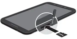 FIG 1 Insert the microSD Card