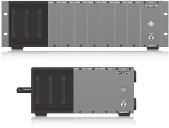 MIDAS LEGEND L10 500 Series Rackmount Chassis for 10 Modules