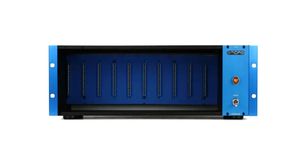 Midas Legend L10 500 Series Rackmount Chassis For 10 Modules User Guide Midas Legend L10 500 Series Rackmount Chassis For 10 Modules User Guide
