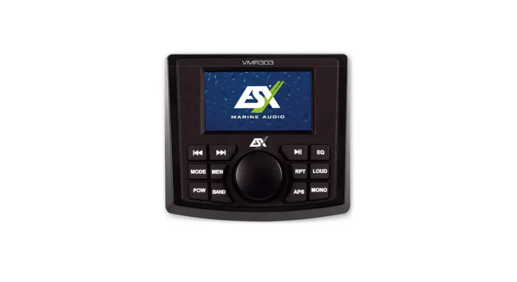 Esxaudio Vmr303 Marine Media Audio Receiver Owner's Manual Esxaudio Vmr303 Marine Media Audio Receiver Owner's Manual