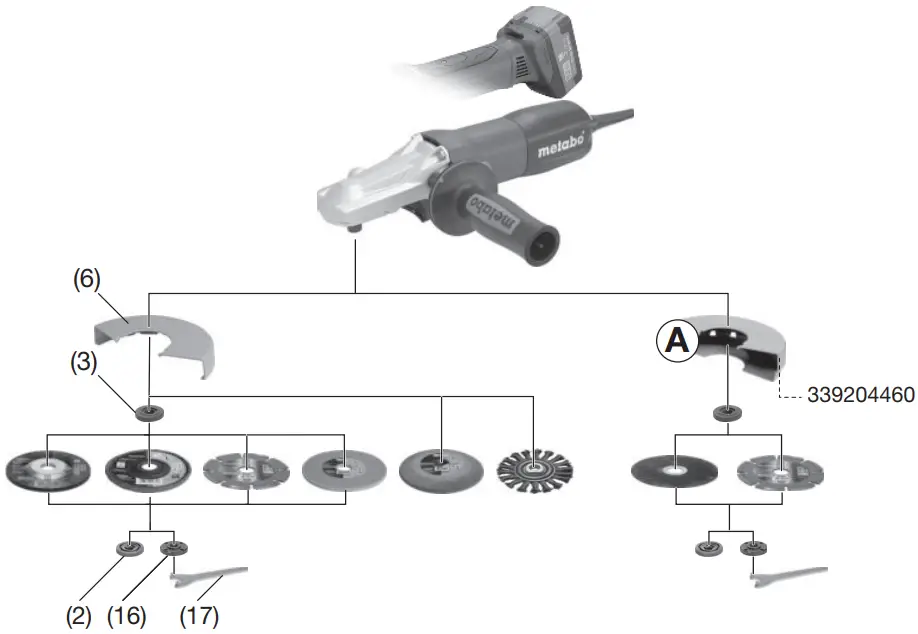 For cordless machines only