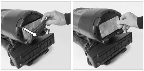 TENNANT V-BP-6B Commercial 36v Battery Backpack Vacuum Cleaner - Install new