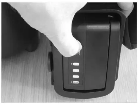 TENNANT V-BP-6B Commercial 36v Battery Backpack Vacuum Cleaner - charging