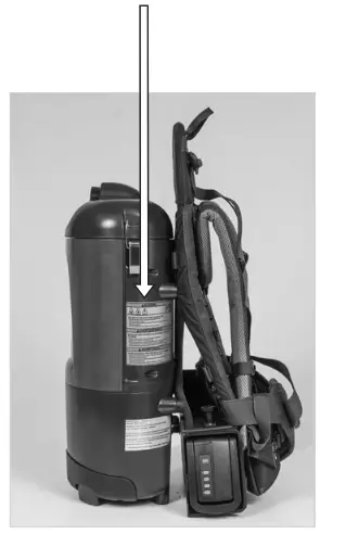 TENNANT V-BP-6B Commercial 36v Battery Backpack Vacuum Cleaner - eplacement