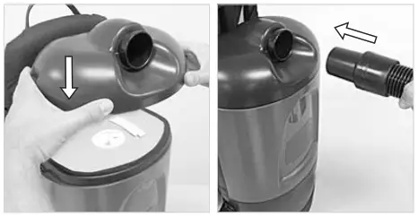 TENNANT V-BP-6B Commercial 36v Battery Backpack Vacuum Cleaner - vacuum